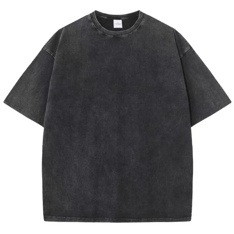Oversized Washed Retro T-Shirt