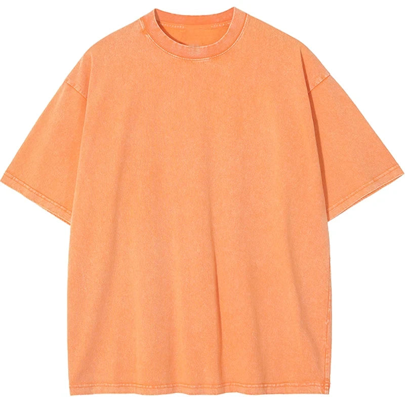 Oversized Washed Retro T-Shirt