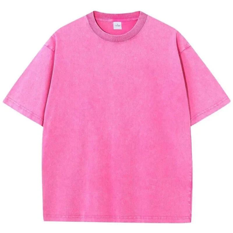 Oversized Washed Retro T-Shirt