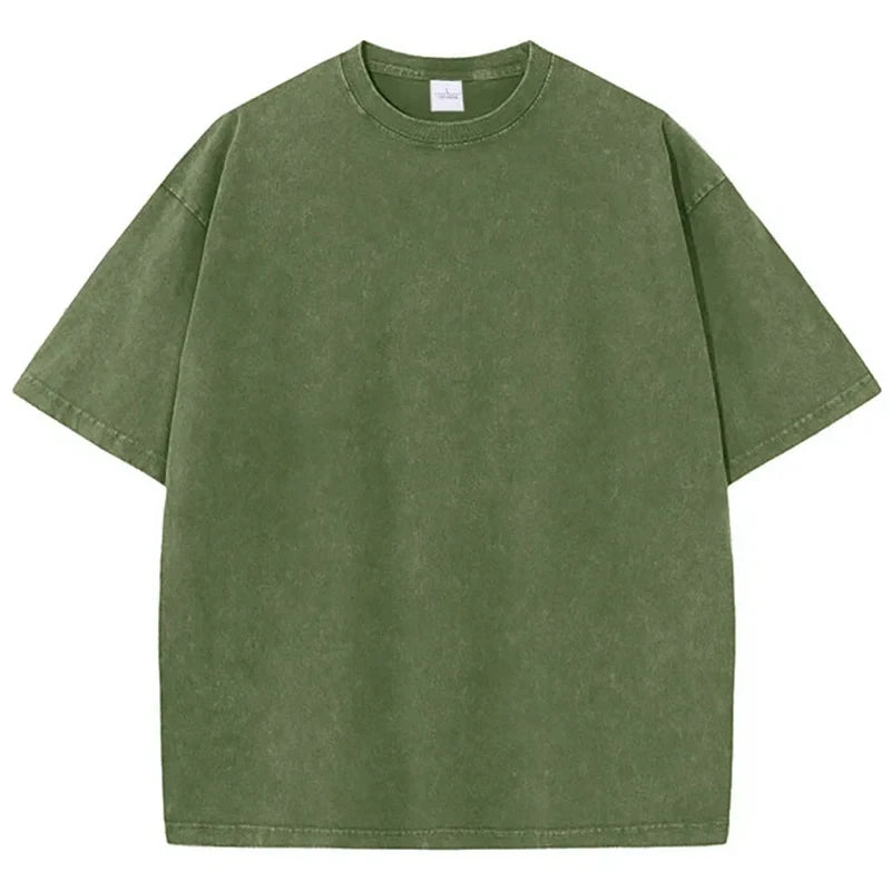 Oversized Washed Retro T-Shirt