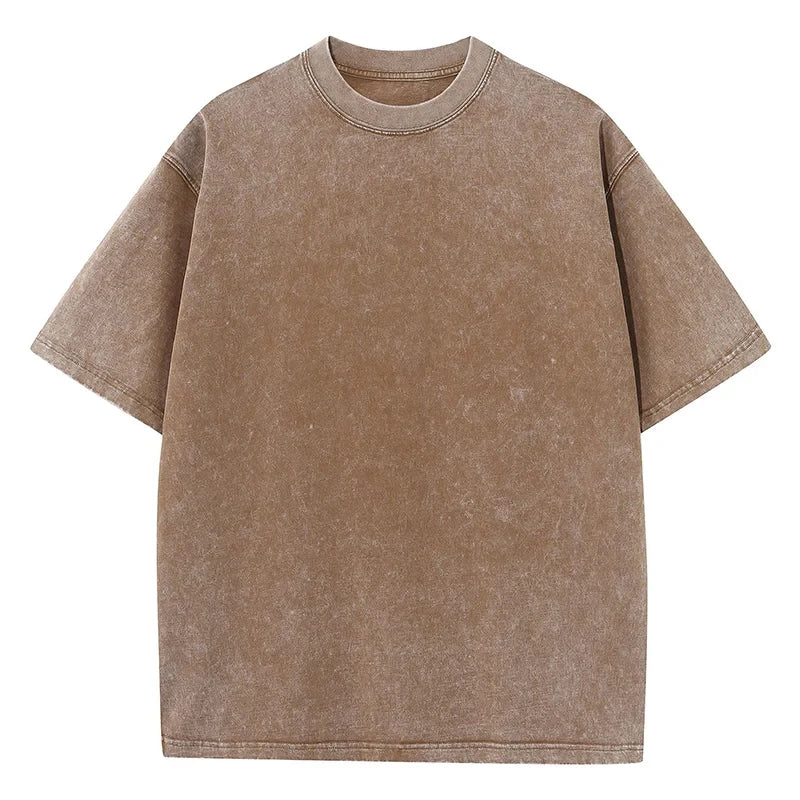 Oversized Washed Retro T-Shirt