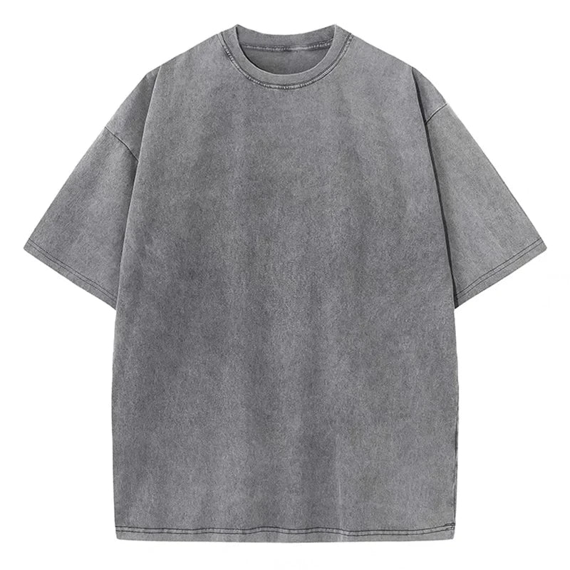Oversized Washed Retro T-Shirt