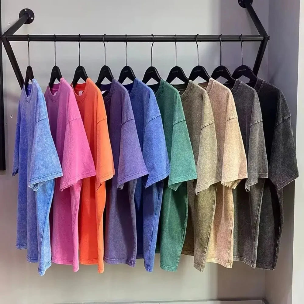 Oversized Washed Retro T-Shirt
