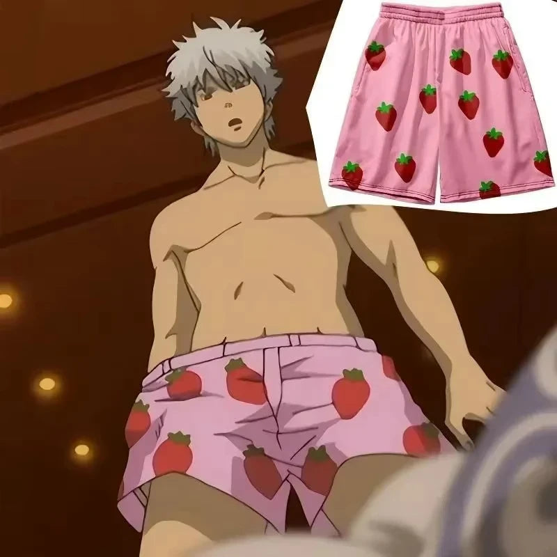 Gintoki Cosplay Strawberry Shorts
