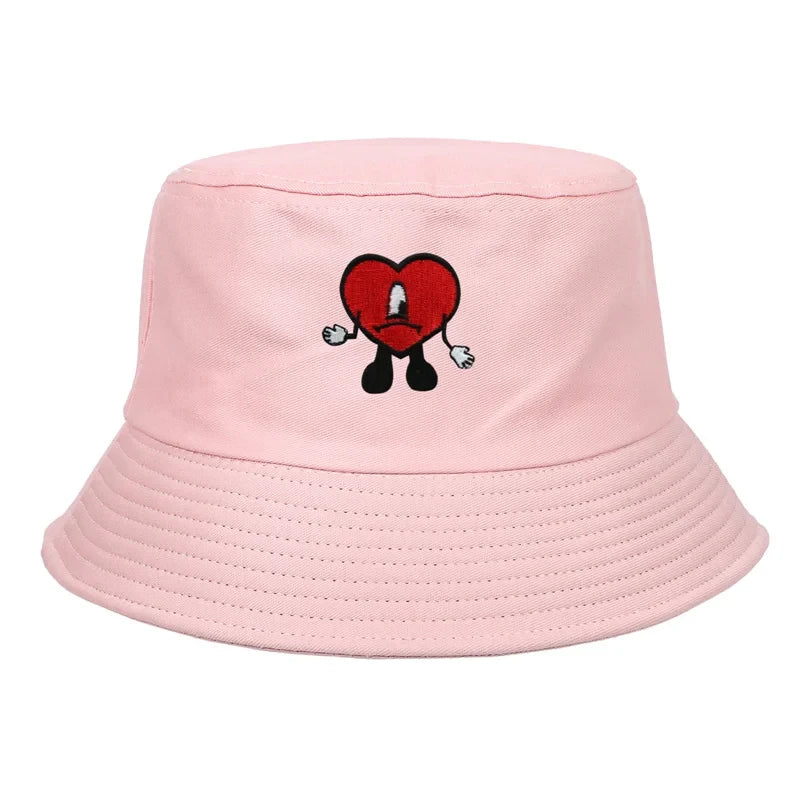 Embroidered Cotton Bucket Hat