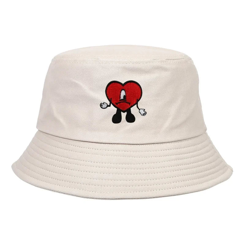 Embroidered Cotton Bucket Hat
