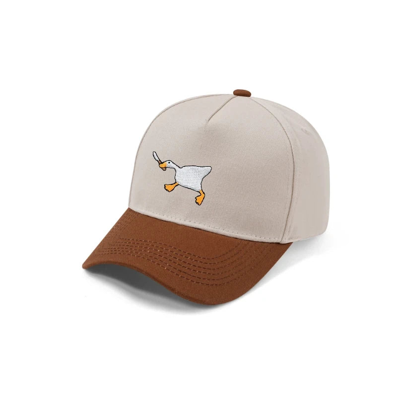 Embroidered Goose Baseball Cap