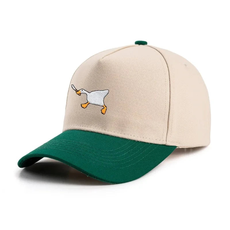 Embroidered Goose Baseball Cap