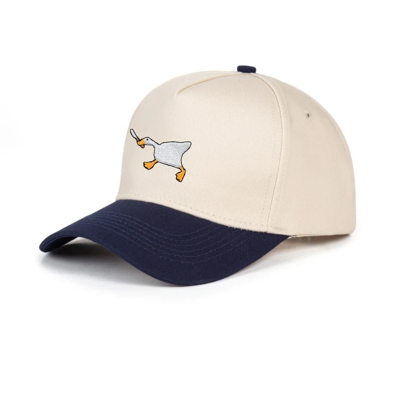 Embroidered Goose Baseball Cap