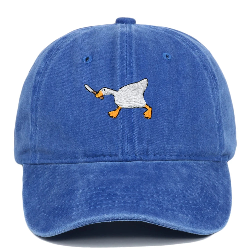 Embroidered Goose Baseball Cap