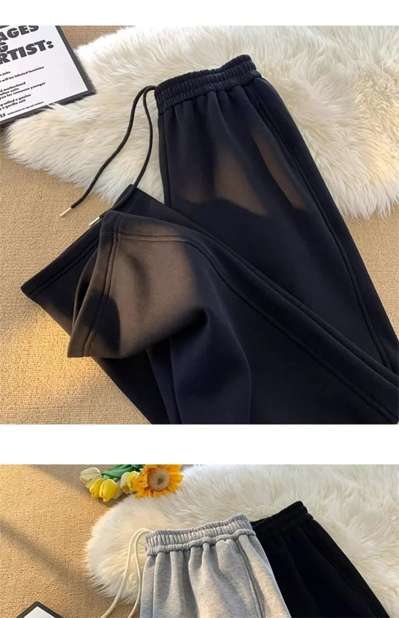Loose Fit Drawstring Sweatpants