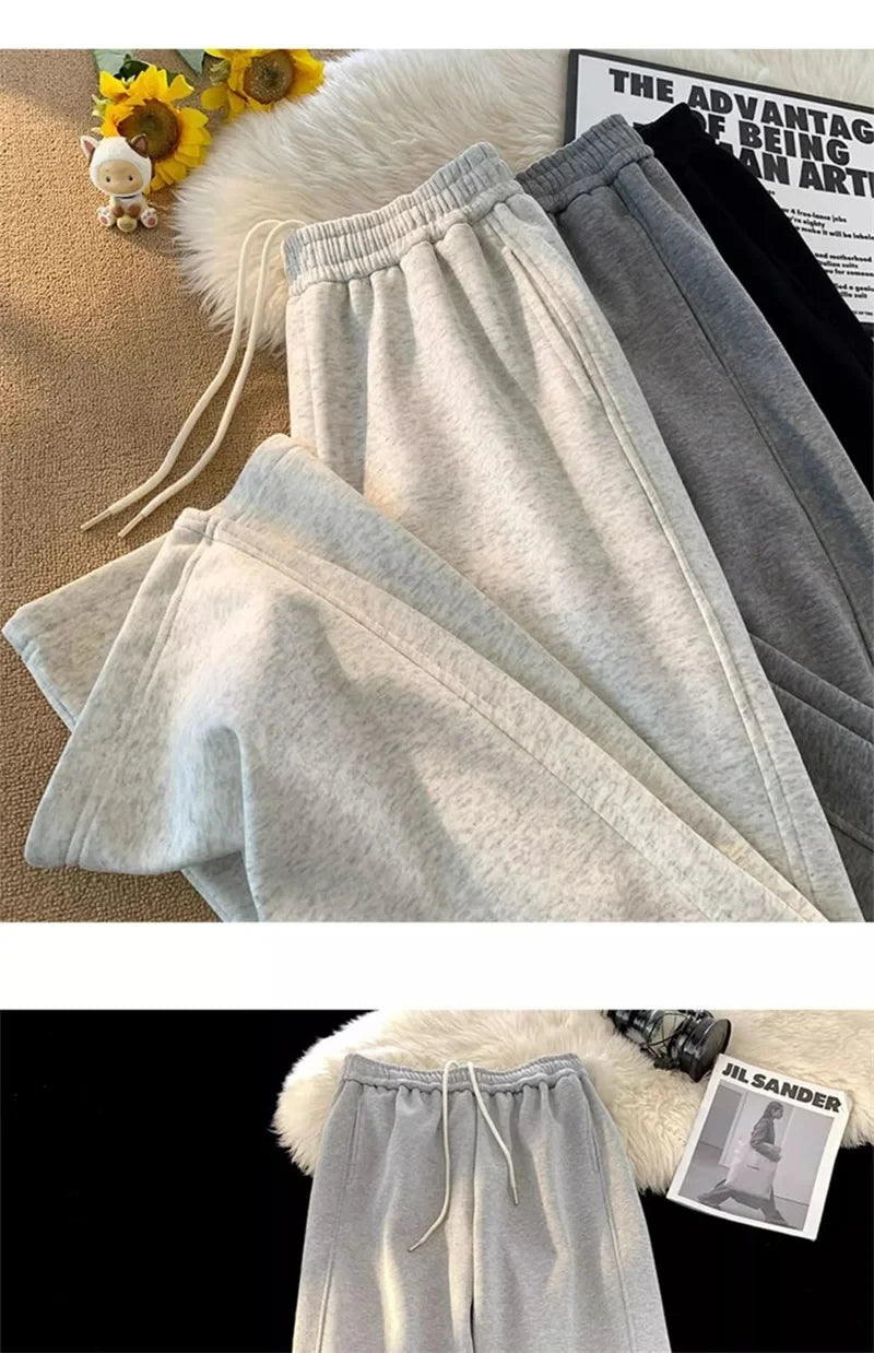 Loose Fit Drawstring Sweatpants