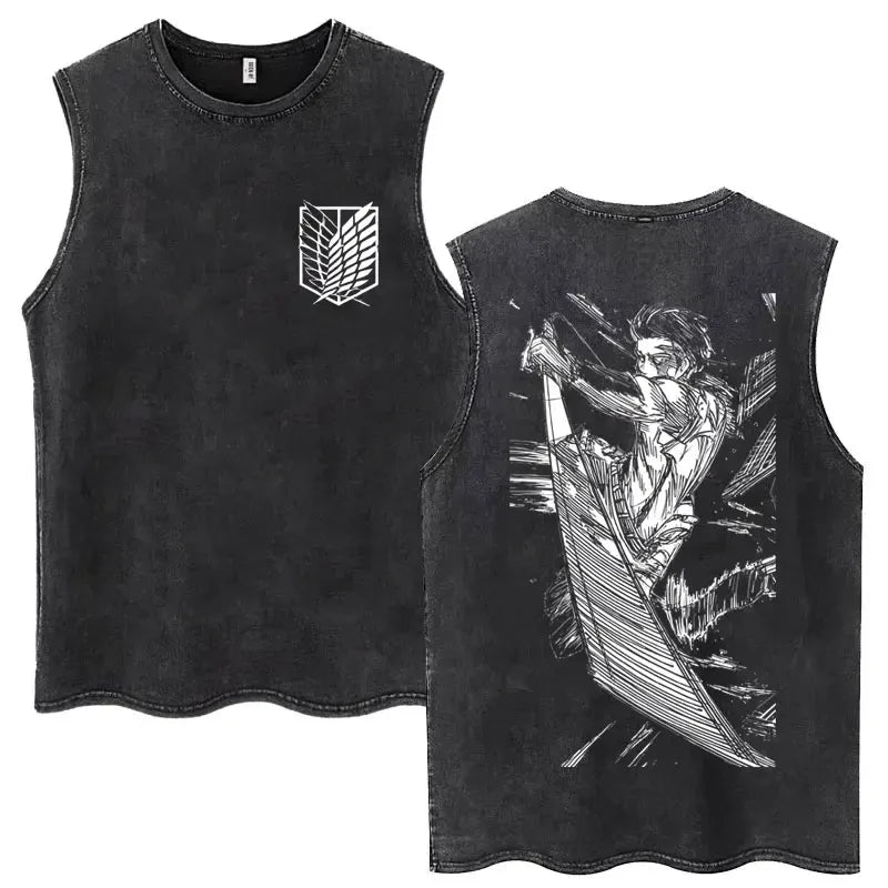 Anime Vintage Oversized Tank Top