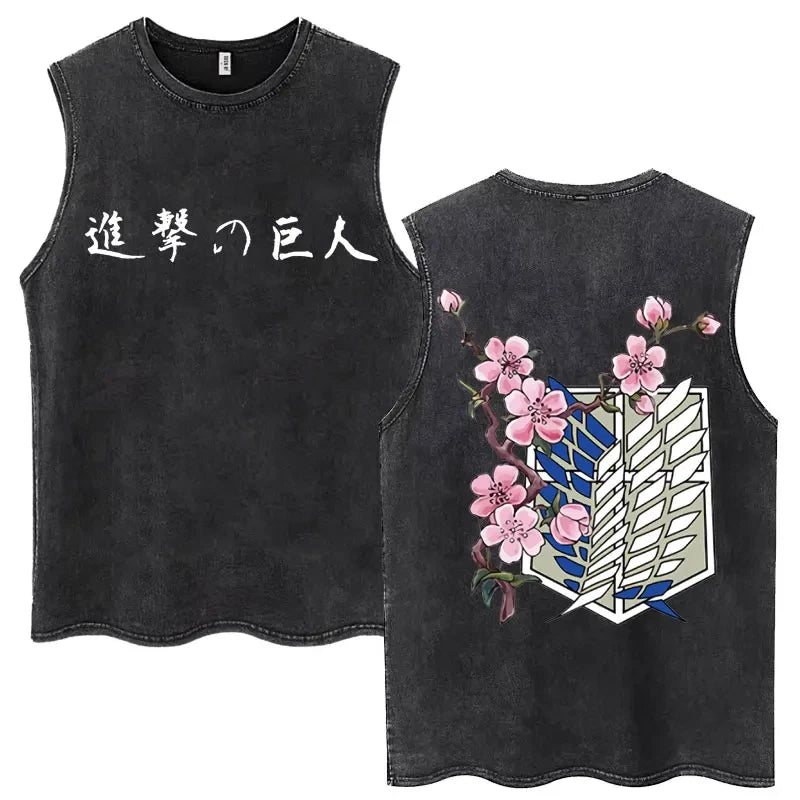 Anime Vintage Oversized Tank Top