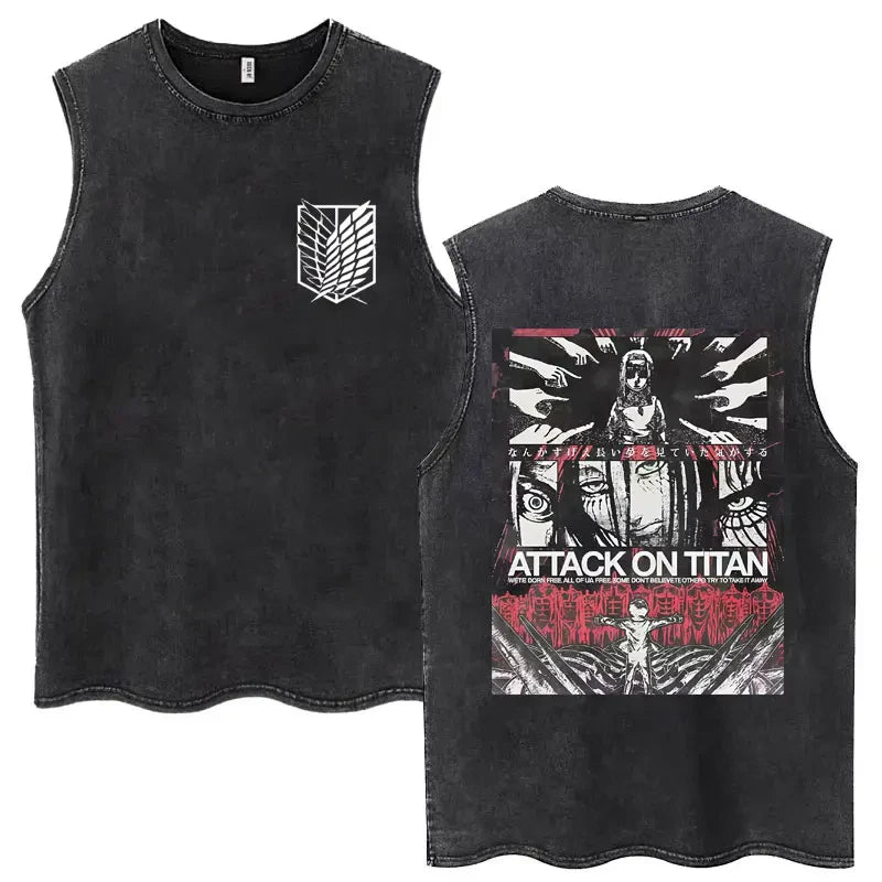 Anime Vintage Oversized Tank Top