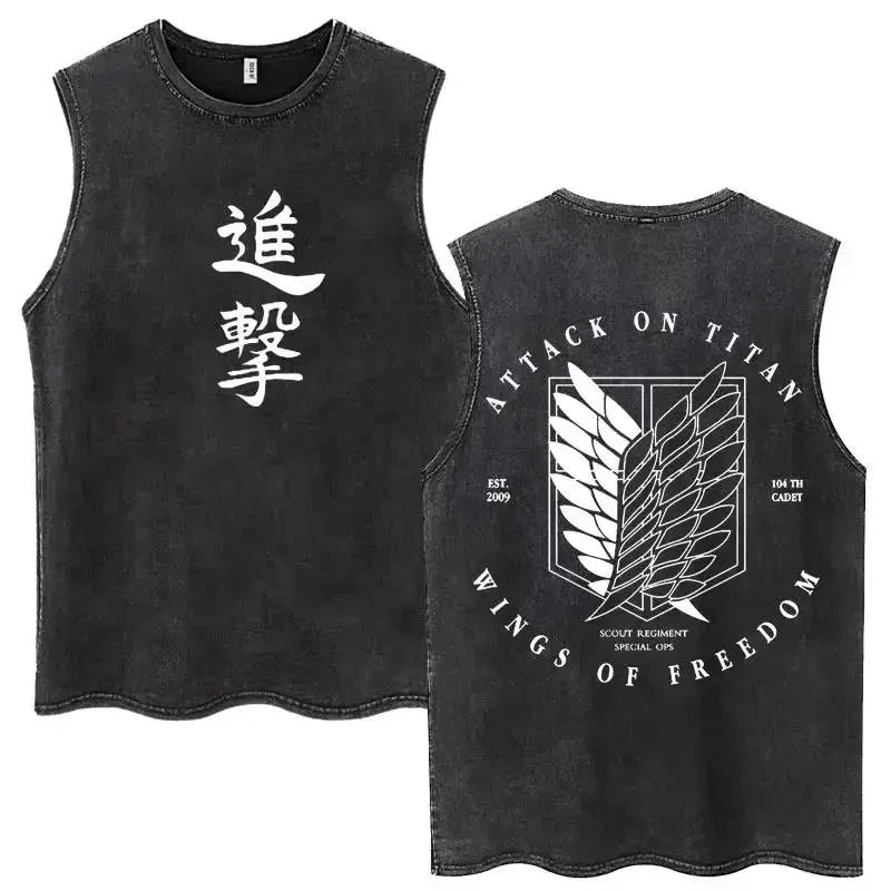 Anime Vintage Oversized Tank Top