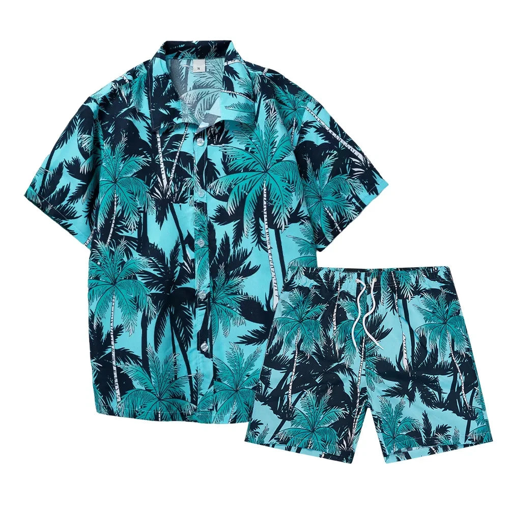 Hawaiian Tropical Beach Matching Set