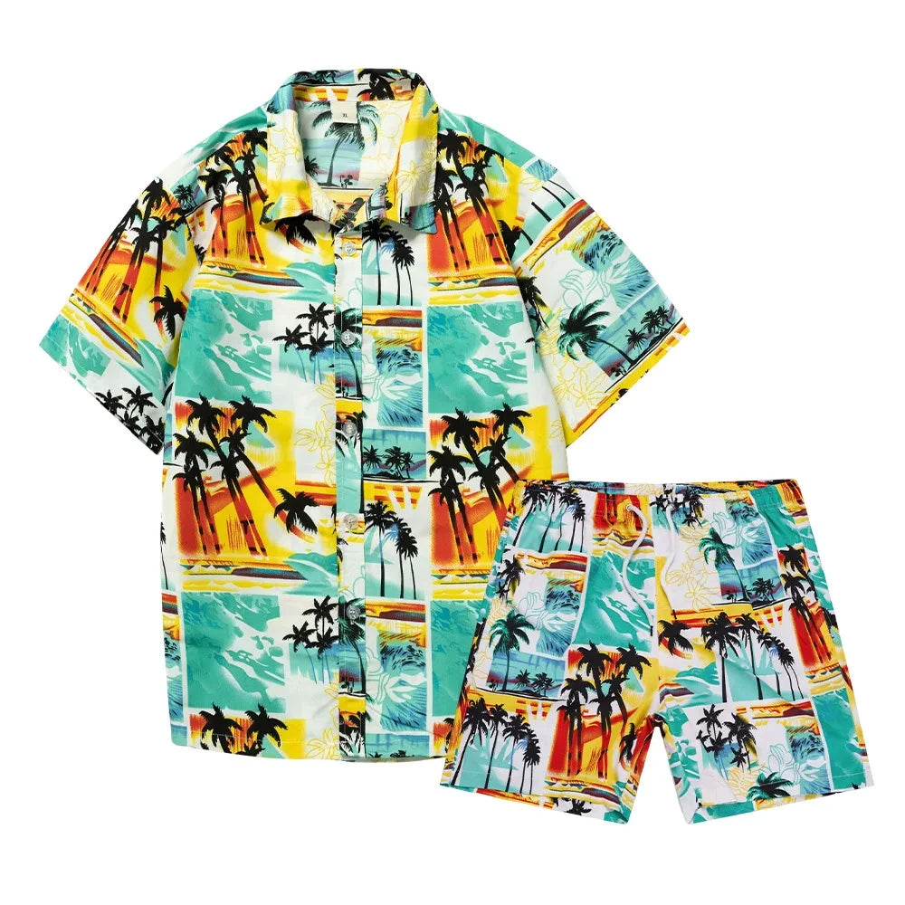 Hawaiian Tropical Beach Matching Set
