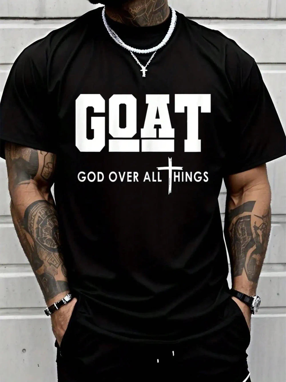 Cotton Graphic Crew Neck T-Shirt